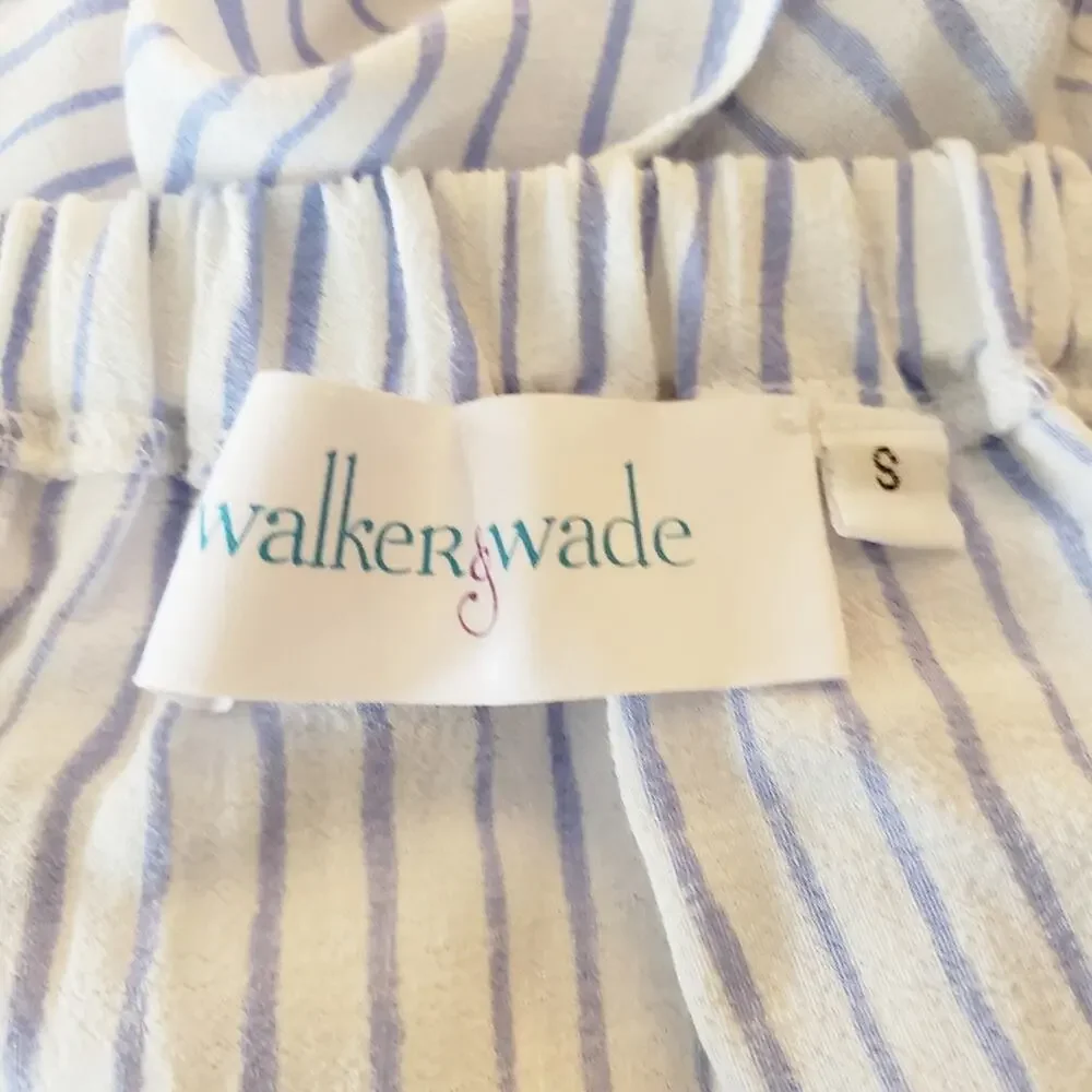 Walker & Wade NWOT Dana‎ Periwinkle Stripe Convertible Summer Maxi Dress Small